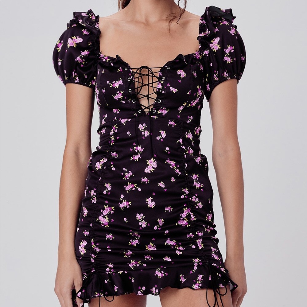 For Love & Lemons Laramie Mini Dress